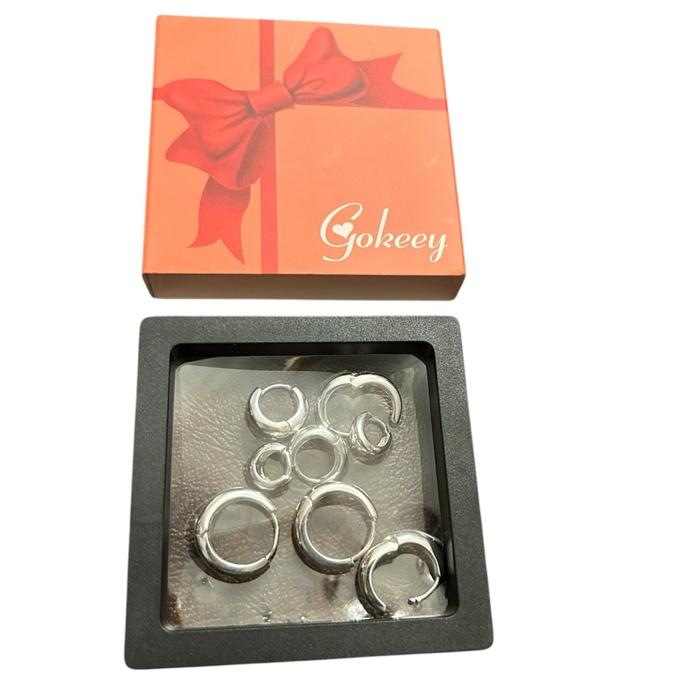 Silver Hoop Earrings